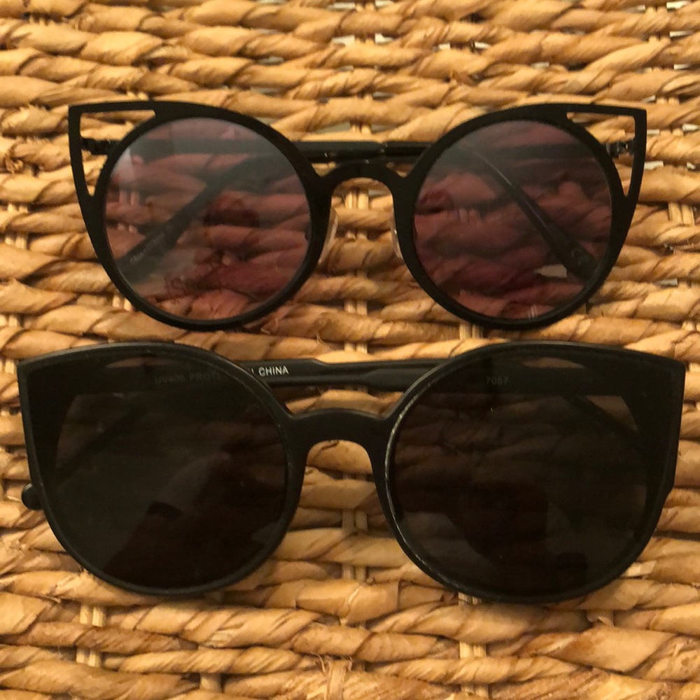 Black Cat Eye Sunglasses-Bundle